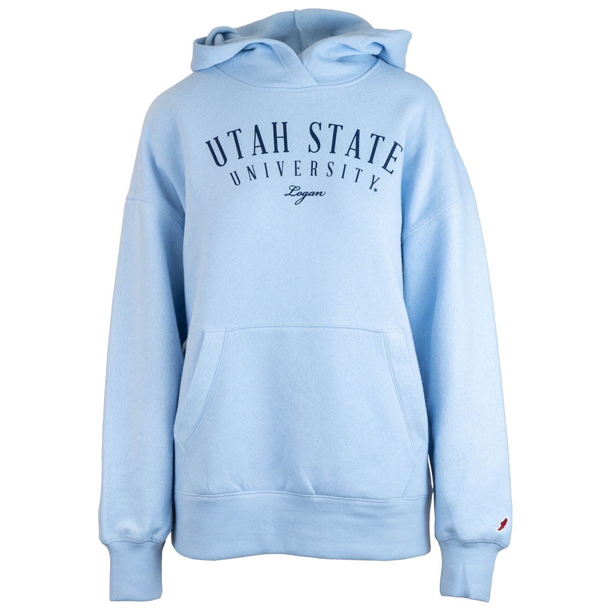 Women's Utah State University Logan Hoodie light blue